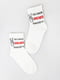 Шкарпетки білі з принтом | 6397140 | фото 2