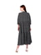 Сукня А-силуету чорна в принт | 6334236 | фото 2
