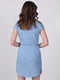 Сукня-сорочка блакитна в горошок | 6334567 | фото 2