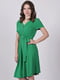 Платье А-силуэта зеленое | 6334594