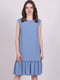 Платье А-силуэта синее | 6334606 | фото 2