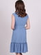 Платье А-силуэта синее | 6334606 | фото 3