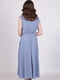 Платье А-силуэта синее | 6334645 | фото 2