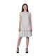 Платье А-силуэта белое в горошек | 6334649 | фото 2