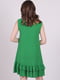 Платье А-силуэта зеленое | 6334663 | фото 3