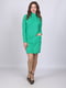 Платье-свитер зеленое | 6334812