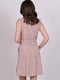 Платье А-силуэта цвета капучино в принт | 6335034 | фото 2