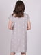 Сукня А-силуету сіра у горошок | 6335050 | фото 3