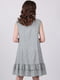 Сукня А-силуету фісташкового кольору в принт | 6335062 | фото 3
