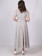Сукня А-силуету сіра в принт | 6335143 | фото 2
