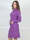 Платье-свитер фиолетовое | 6397527 | фото 2