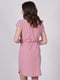 Сукня А-силуету рожева в горошок | 6397702 | фото 2
