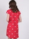 Платье А-силуэта красное в горошек | 6397725 | фото 3