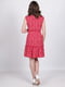 Сукня А-силуету червона в принт | 6397740 | фото 2