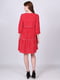 Платье А-силуэта красное в горошек | 6397788 | фото 2