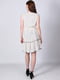 Сукня А-силуету біла в горошок | 6397795 | фото 3