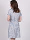 Платье А-силуэта сиреневого цвета в принт | 6398053 | фото 2