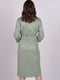 Сукня А-силуету фісташкового кольору | 6398068 | фото 3
