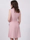 Сукня А-силуету пудрового кольору в горошок | 6398081 | фото 2
