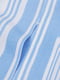 Спідниця-трапеція блакитна у смужку | 6398634 | фото 2