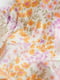 Трусы купальные белые с цветочным принтом | 6398902 | фото 3