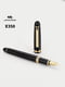 Металева перова ручка чорна (тонка (F)) | 6399528