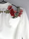 Сукня-футляр біла з квітковим декором | 6399313 | фото 2