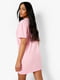 Сукня-футболка рожева | 6399467 | фото 2