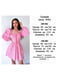 Платье А-силуэта розовое с цветочным принтом | 6398516 | фото 3
