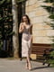 Сукня у білизняному стилі кольору пудри | 6398523 | фото 2