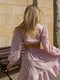 Сукня А-силуету рожева з квітковим принтом | 6398528 | фото 5