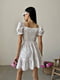 Сукня А-силуету молочного кольору з квітковим принтом | 6398532 | фото 3