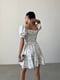 Сукня А-силуету молочного кольору з квітковим принтом | 6398533 | фото 6