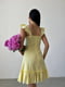 Сукня А-силуету жовта | 6398535 | фото 3