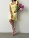 Сукня А-силуету жовта | 6398535 | фото 4