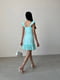Платье А-силуэта мятного цвета | 6398536 | фото 7