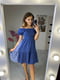 Платье А-силуэта синее | 6398559 | фото 4