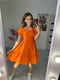 Сукня А-силуету помаранчева | 6398562 | фото 2