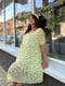 Сукня А-силуету жовта з квітковим принтом | 6398582 | фото 5