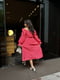 Сукня А-силуету червона з квітковим принтом | 6398584 | фото 5