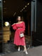 Сукня А-силуету червона з квітковим принтом | 6398584 | фото 6