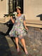 Платье А-силуэта с цветочным принтом | 6398586 | фото 5