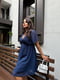 Сукня А-силуету синя у горох | 6398592 | фото 8