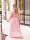 Платье А-силуэта розовое в горох | 6398995 | фото 3