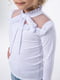 Блуза белая с гипюром | 6400083 | фото 2