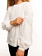 Блуза молочного цвета с кружевом | 6400446 | фото 4