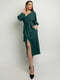 Сукня А-силуету смарагдового кольору | 6327886 | фото 4