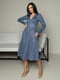 Сукня А-силуету синя | 6327888 | фото 4