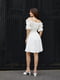 Платье А-силуэта белое | 6401360 | фото 3