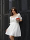 Платье А-силуэта белое | 6401360 | фото 2